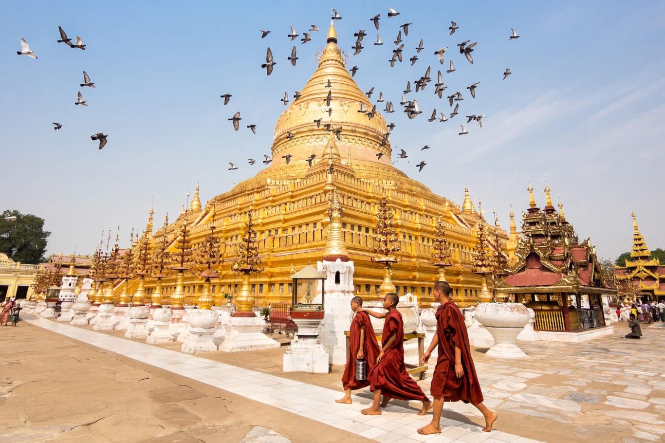 DU LỊCH HÀNH HƯƠNG VỀ MIỀN DẤU TÍCH CỘI NGUỒN PHẬT GIÁO TOUR MYANMAR 4N3Đ TỪ HÀ NỘI TP HỒ CHÍ MINH YANGON - BAGO - CHÙA ĐÁ VÀNG - GOLDEN ROCK NHỮNG BÍ ẨN VỀ VÙNG ĐẤT LINH THIÊNG